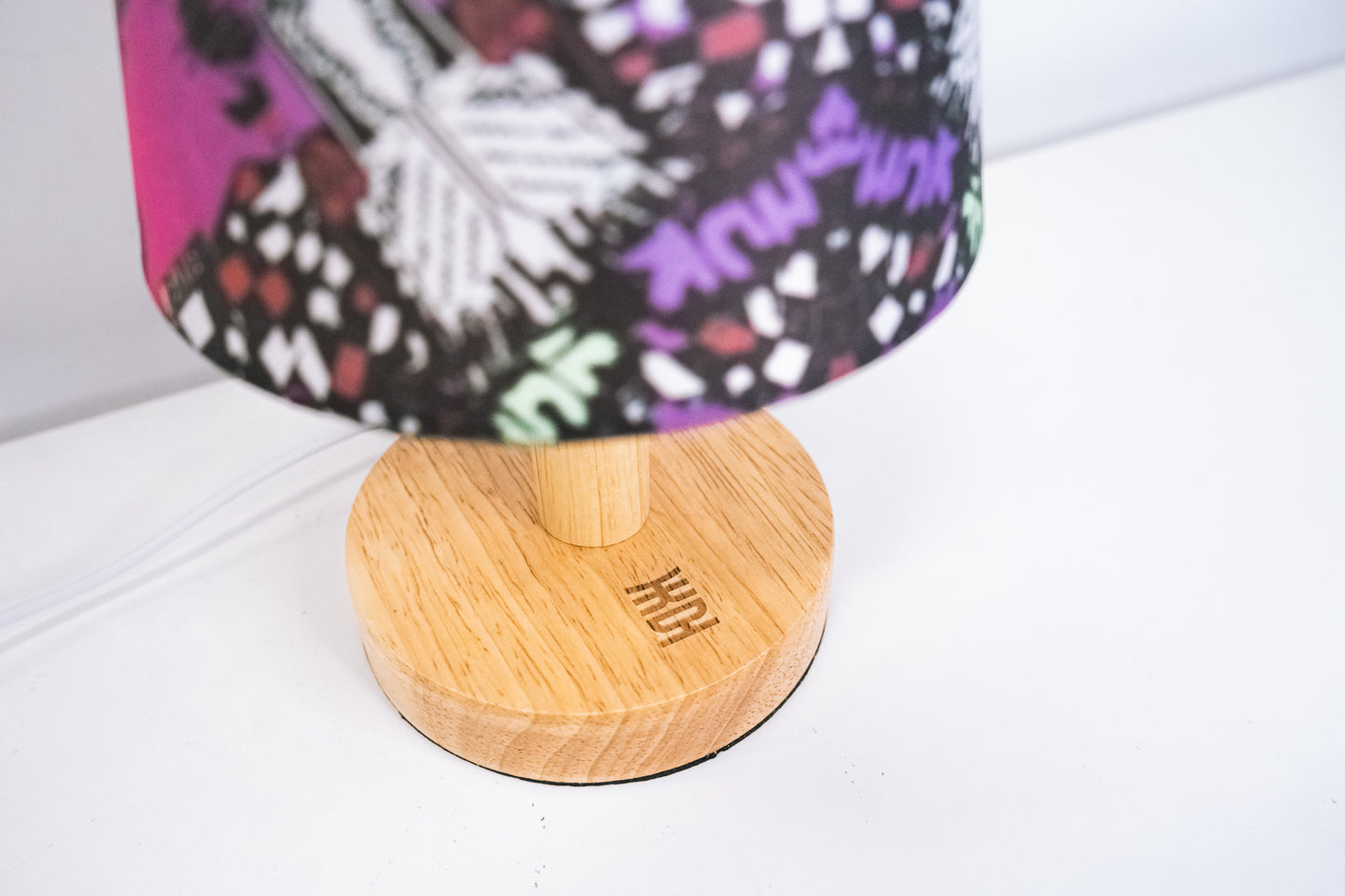 "Motif in Force" Table Lamp (Purple)