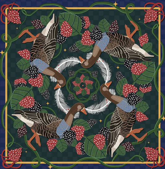 Goosey Goosey Gander Scarf - Designed by Susan Cheung