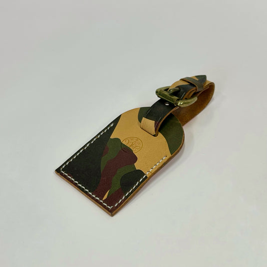 Handicraft Travel Tag(white line) - Camouflage