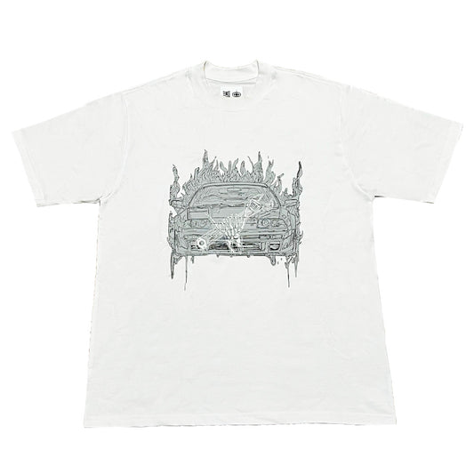 HKDI x triplet Collaboration Printed Short Sleeve T-Shirt by Lam Tsz Hin
