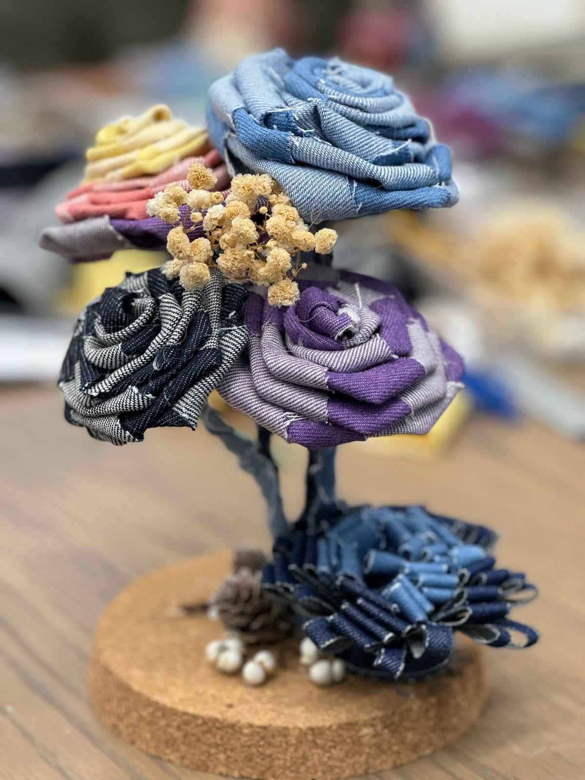 Denim in Bloom Display Set
