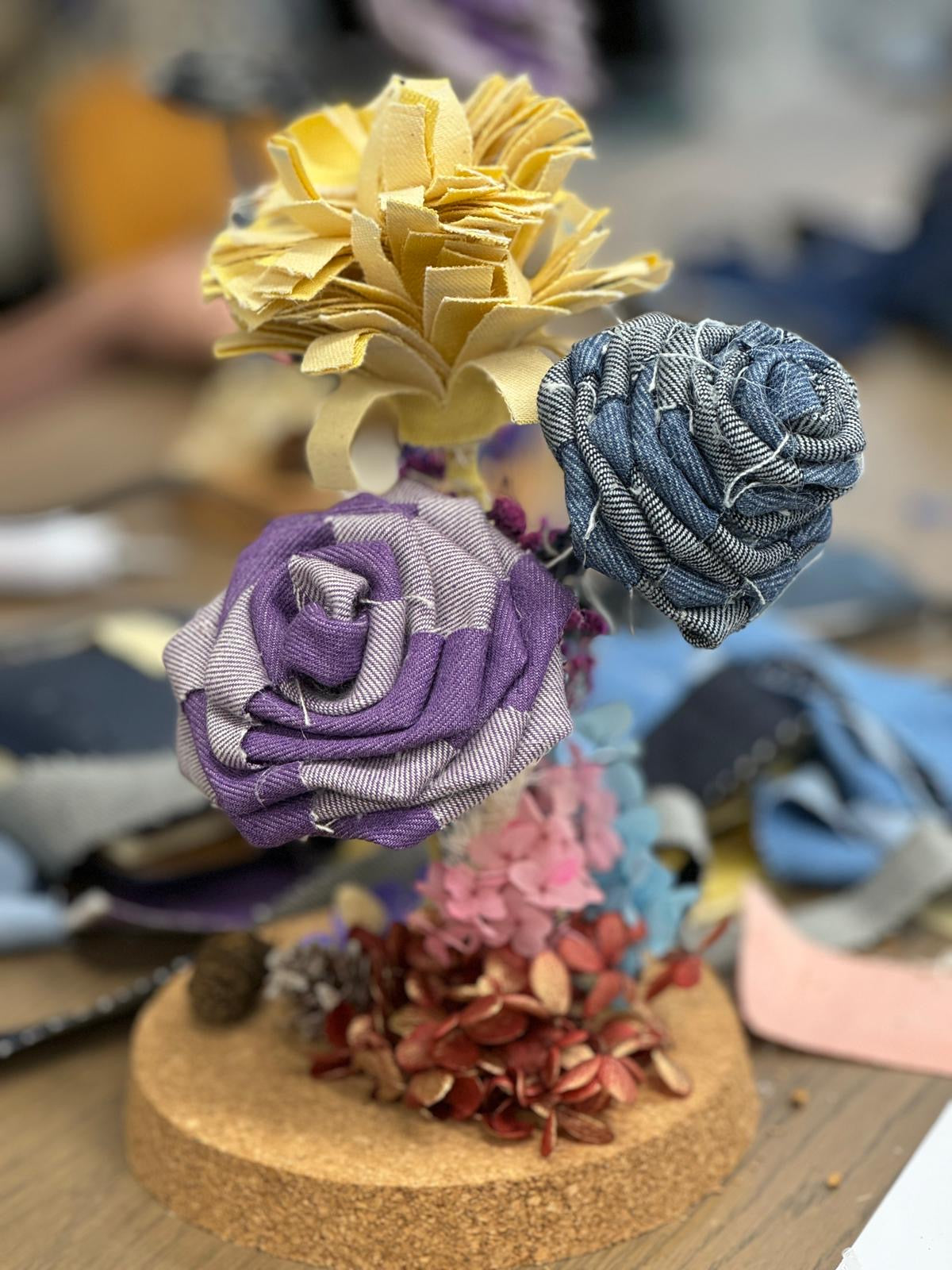 Denim in Bloom Display Set