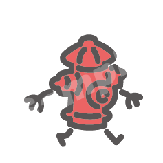 消防栓圖案 刺繡棒球帽