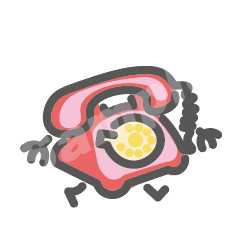 電話圖案 刺繡棒球帽