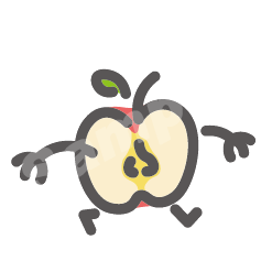 蘋果圖案 刺繡棒球帽