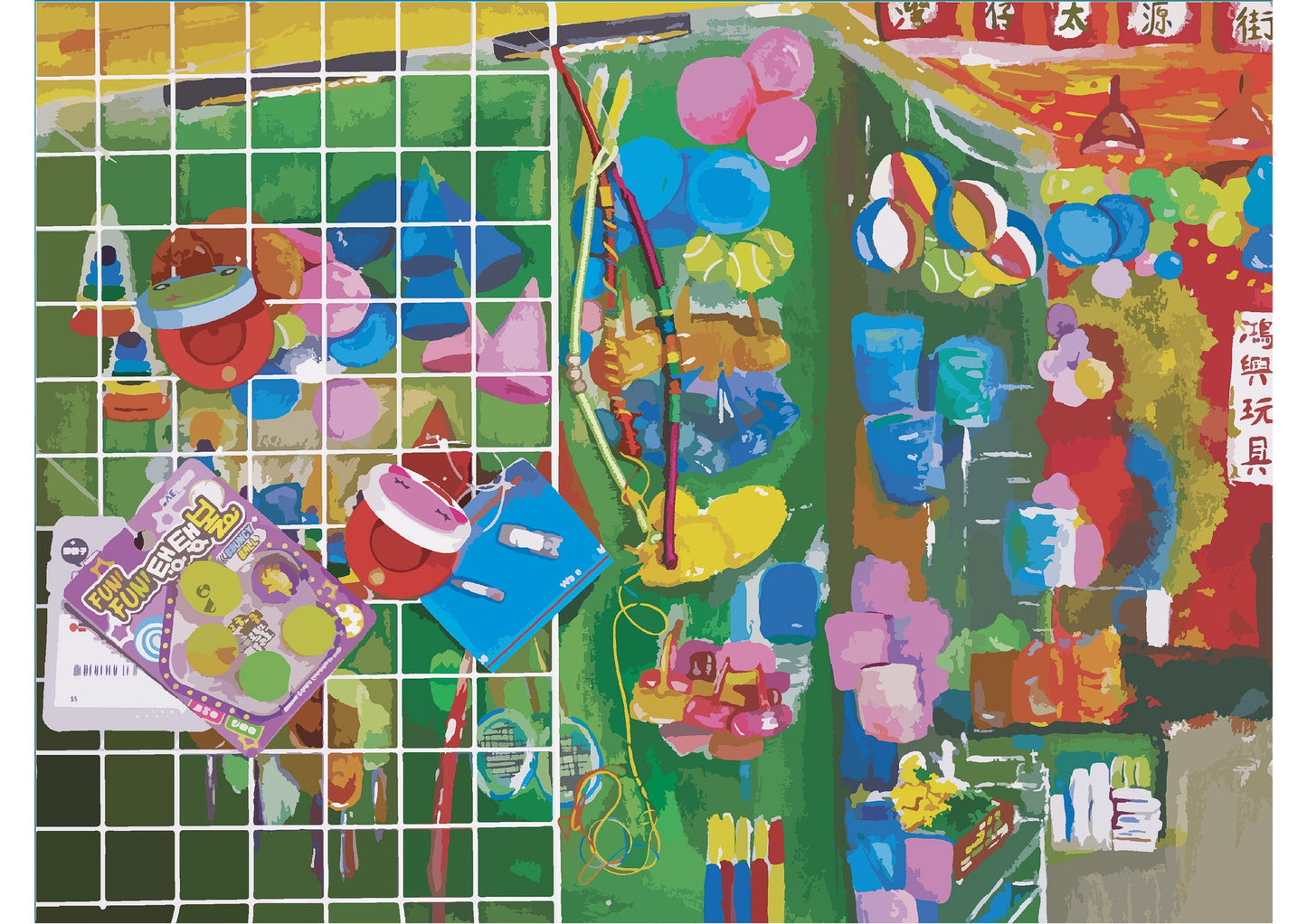 "Art in Wan Chai" Tote Bag Designed by Lam Ka Yan