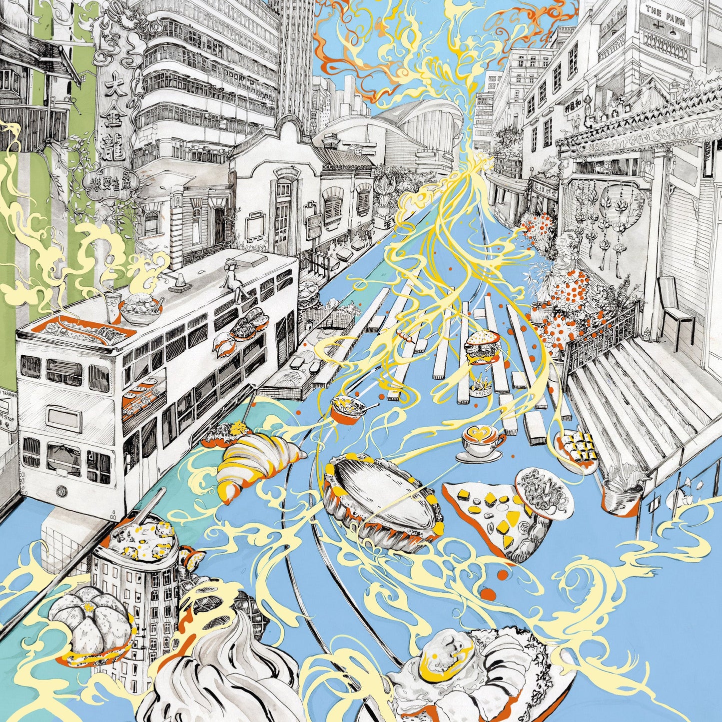 "Art in Wan Chai" Tote Bag Designed by So Miu So