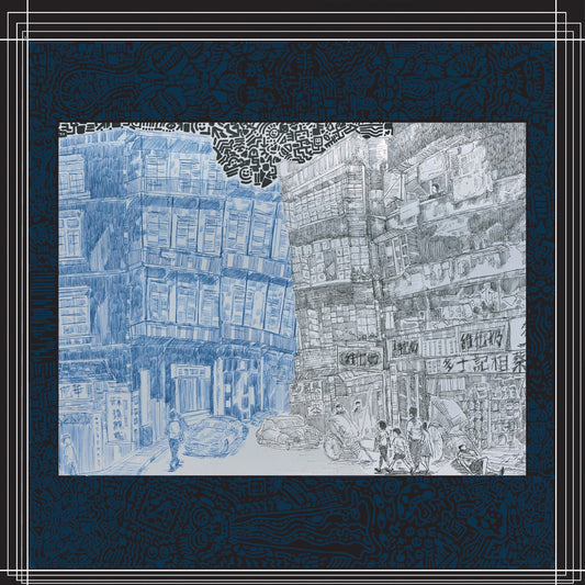 「繪灣仔」絲巾 - 方子豪作品