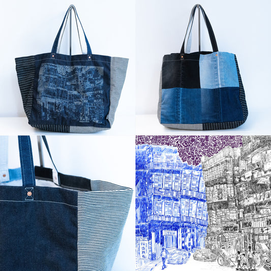 「繪灣仔」布袋 - 方子豪作品