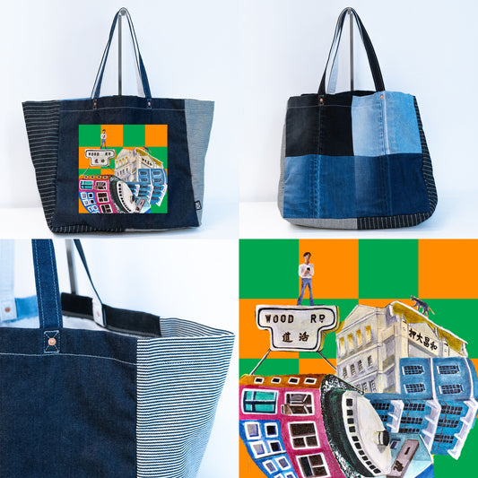 「繪灣仔」布袋 - 王愷祺作品