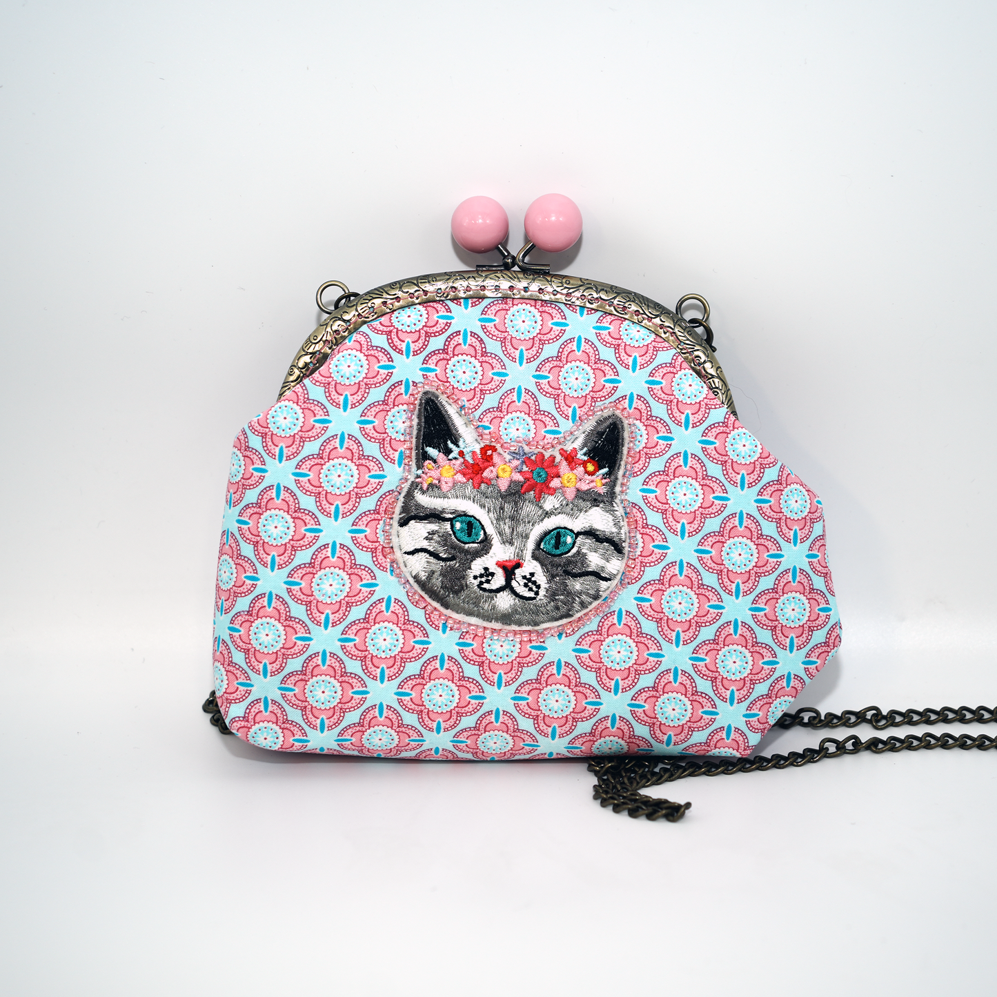 Bunny Corner_ Pouch (Pink and Light Blue)