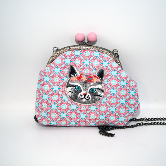Bunny Corner_ Pouch (Pink and Light Blue)