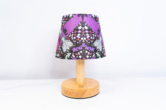"Motif in Force" Table Lamp (Purple)