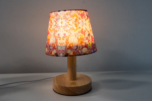 "Motif in Force" Table Lamp (Pink)