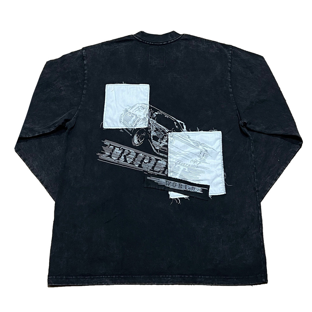 HKDI x triplet Collaboration Printed Long Sleeve T-Shirt by Lam Chun Ni