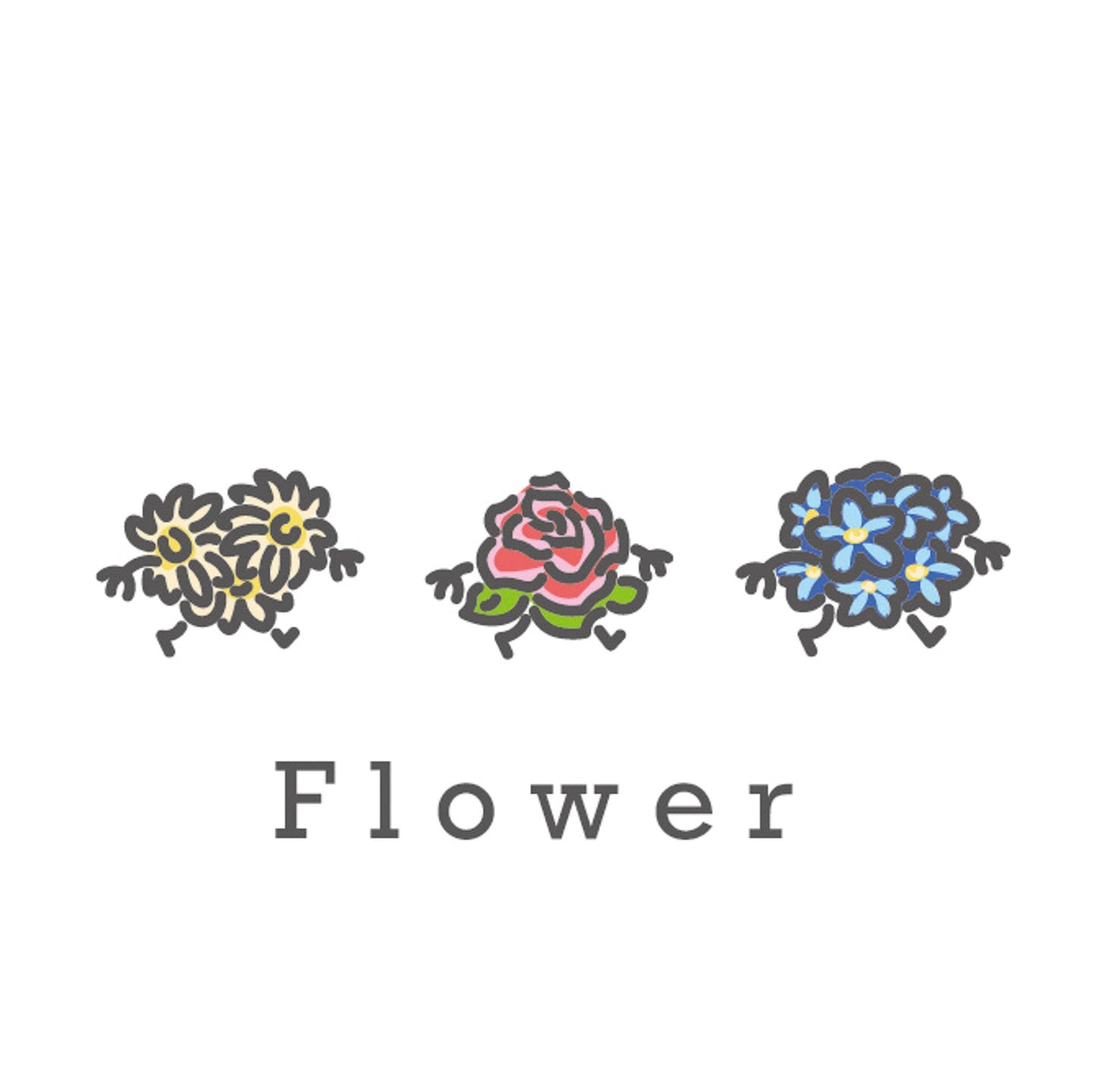 Embroidery Graphic Tee - Flower
